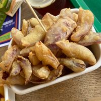 Cipolle di Tropea in pastella   at Baladin in Piozzo