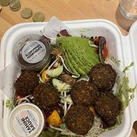 Falafel Casero con salsa Tahini  at Honest Greens - Barceloneta in Barcelona