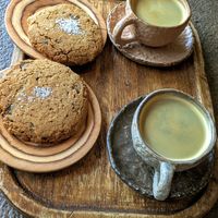 Chocolate chip cookie at Honest Greens - Barceloneta in Barcelona