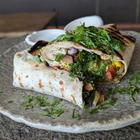 Tofu burrito at Honest Greens - Barceloneta in Barcelona