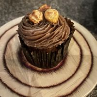 Vanilla cupcakes  at Honest Greens - Barceloneta in Barcelona