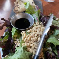 Salad with no cheese and flatbread with no cheese  at Pizzicletta - Pheonix in Flagstaff