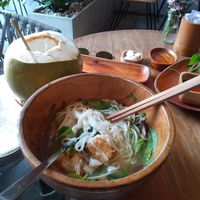 Vegan pho at Vo Roof in Ho Chi Minh City