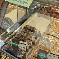 2 vegan flavors at Sanders Chocolate & Ice Cream Shops in Mackinac Island
