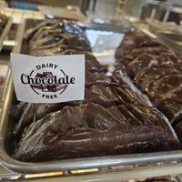 Dairy Free Fudge! at Sanders Chocolate & Ice Cream Shops in Mackinac Island