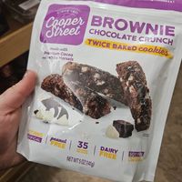 Dairy Free biscotti cookies! at Sanders Chocolate & Ice Cream Shops in Mackinac Island