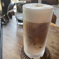 Iced latte with oat milk   at Lanterns Coffee in Hoi An