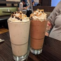 Peanut butter cookie dough and chocolate peanut butter at The Chicago Diner - Logan Square in Chicago
