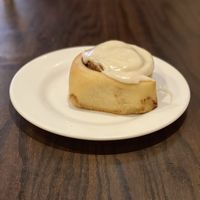 Cinnamon Roll  at The Chicago Diner - Logan Square in Chicago