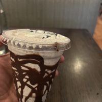 Chocolate chip cookie dough shake   at The Chicago Diner - Logan Square in Chicago