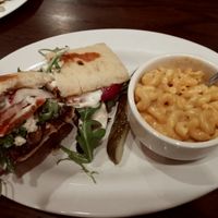 Portabella Truffle Melt & Mac & Teese at The Chicago Diner - Logan Square in Chicago