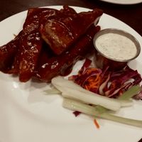 BBQ Wings at The Chicago Diner - Logan Square in Chicago