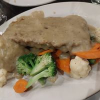 Country Fried Steak at The Chicago Diner - Logan Square in Chicago