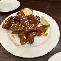 Thai Wings (must have!)  at The Chicago Diner - Logan Square in Chicago