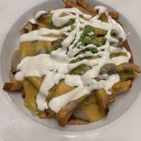 poutine! at The Chicago Diner - Logan Square in Chicago