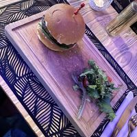 Burger vegan  at Look Sharp Cafe Porto | Coworking | Events | Retail in Porto