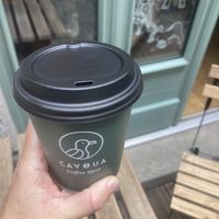 Oat latte  at Cavoua Coffee Spot in Saint-malo