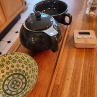 Chun mee tea (Chinese, Green, vegan ;) at Cavoua Coffee Spot in Saint-malo