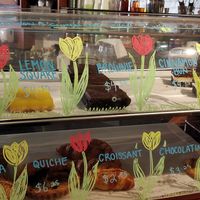 Top row is all vegan at Black Squirrel Books & Espresso Bar in Ottawa