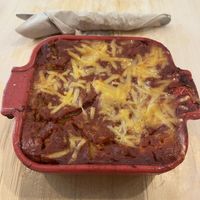 Vegan lasagna   at Lasagneria in Prague