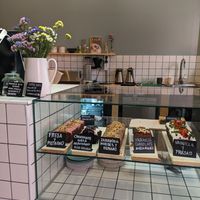 inside at Dale Café  in Madrid