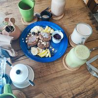 Panqueques de banana at Mesa Verde  in Aguascalientes