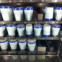 Vending machine with vegan hazelnut at ijsbroers in Boortmeerbeek