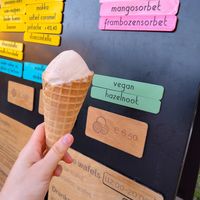 Vegan hazelnut at ijsbroers in Boortmeerbeek