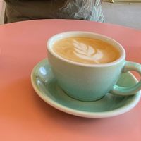Oatmilk latte at Coffee and Plants  in Los Angeles