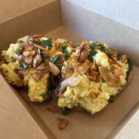 Just Egg + Pesto w/ coconut bac’n   at Coffee and Plants  in Los Angeles