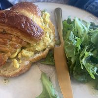 Croissant w/ just egg  at Coffee and Plants  in Los Angeles