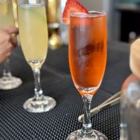 Strawberry Peach Mimosa  at Toast in Brea