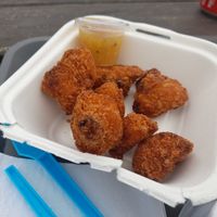 Cauliflower bites at Sblash Fish Bar in Aberdaron