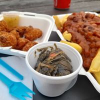 Seaweed salad at Sblash Fish Bar in Aberdaron