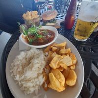 Curry was quite good at Gwesty Tŷ Newydd in Aberaeron