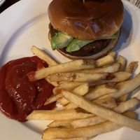 Vegan burger   at Busboys and Poets in Hyattsville