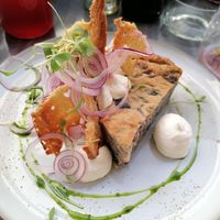 Zwiebelkuchen at GoldAmmer Café in Herrenberg