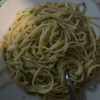 Spaghetti aglio olio e peperoncino   at Ristorante Pizzeria da Franco e Rosi di Shao Jun in Milan