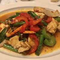 Spicy tofu house special  at Sushi Thai Garden in Saratoga Springs