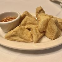 Tofu triangles appetizer  at Sushi Thai Garden in Saratoga Springs