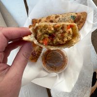 Vegan Chicken empanada  at Lili's Place in Bethany Beach