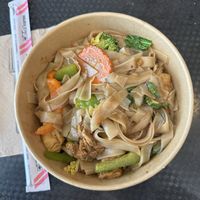 Pad See Ew with Vegetables and Tofu (vegan option )  at Thai Express in Burlington