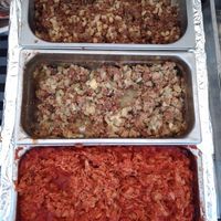 Deshebrada con chile, Chicharrón en salsa, Deshebrada con papita at Cocina de Flores  in Monterrey