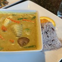 Yellow curry  at Chang Thai Durango in Durango