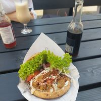 Döner burger at Savory in Frankfurt