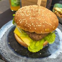 Hawaii burger at Savory in Frankfurt