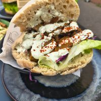 Döner burger at Savory in Frankfurt