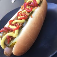 Hot Dog at Savory in Frankfurt