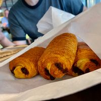 More pain au chocolat! at 123V Bakery in London