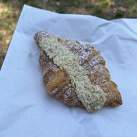 almond croissantt  at 123V Bakery in London